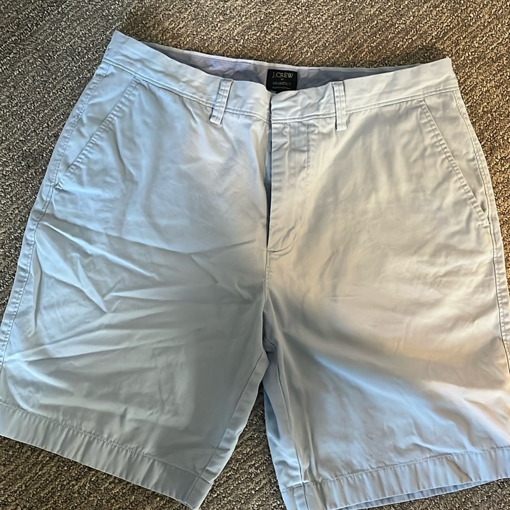 Men’s light blue jcrew shorts size 33 w